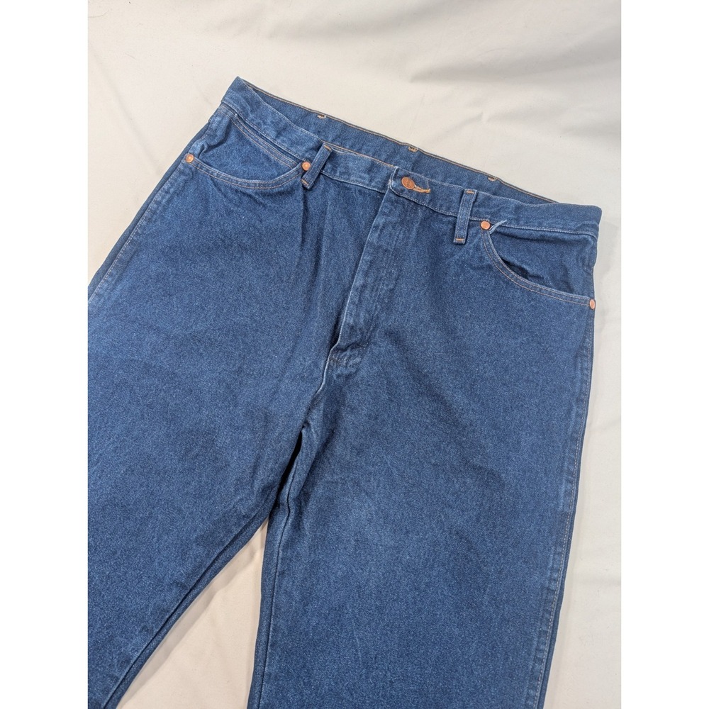 VTG Wrangler Jeans Mens 36x36 Blue 1013MWZ Cowboy Cut Original Fit Denim Western